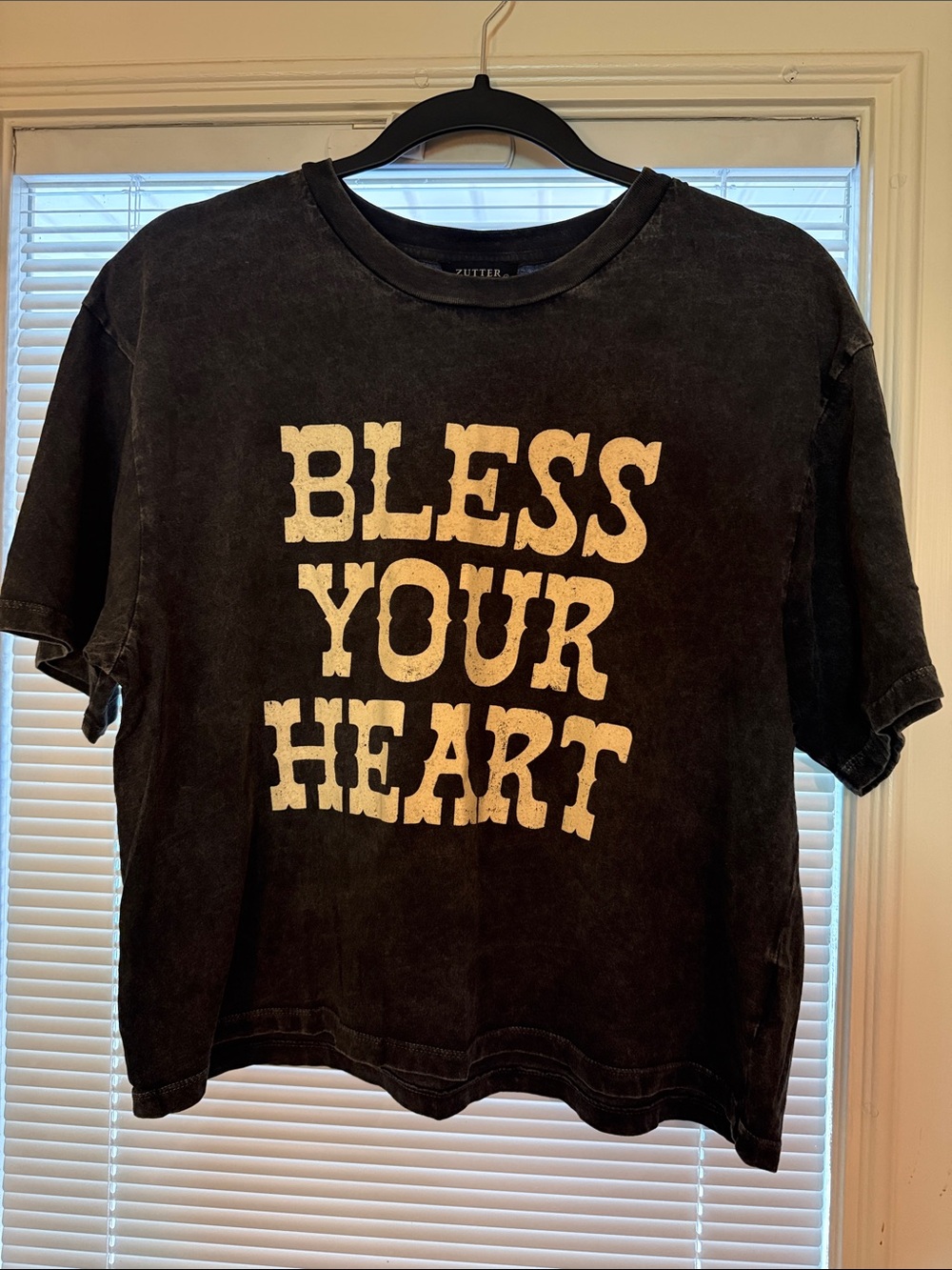 Bless Your Heart Graphic Tee - Black by Zutter